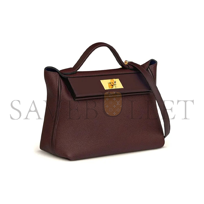 H**mes MASTER 2424 29 TOGO AND SWIFT GOLD HARDWARE (29*27*14cm)